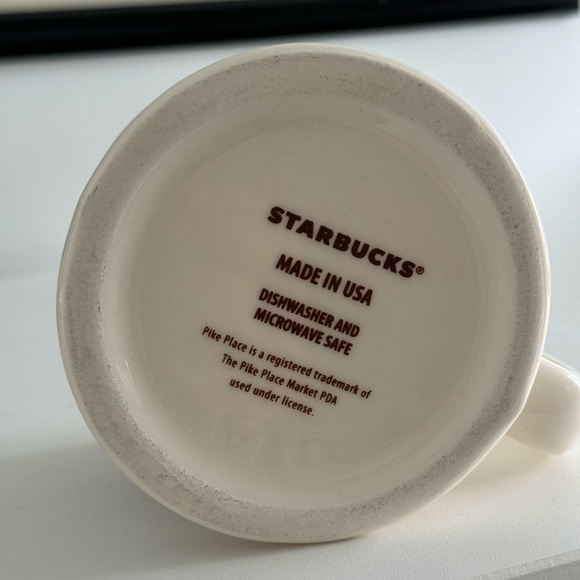 The First Starbucks Store Pike Place Split Tail Topless Mermaid Mug Made in USA - Picture 4 of 6